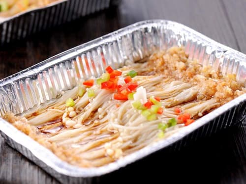 门头沟锡纸烤金针菇